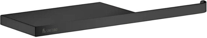 Bilde av Outline 3411 Toalettpapirholder med Hylle Svart