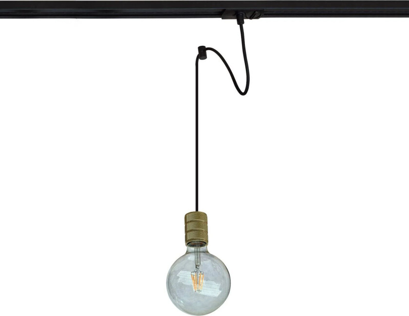 pendellampe Linaro, 6,3 cm, gull, 1-faset, Ø 4,6 cm