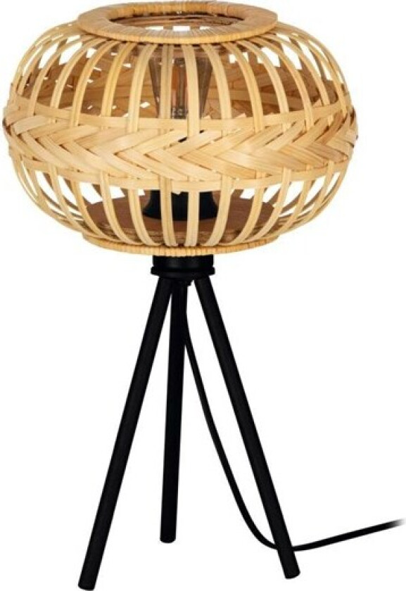 AMSFIELD 1 BORD E27 SORT/NATUR