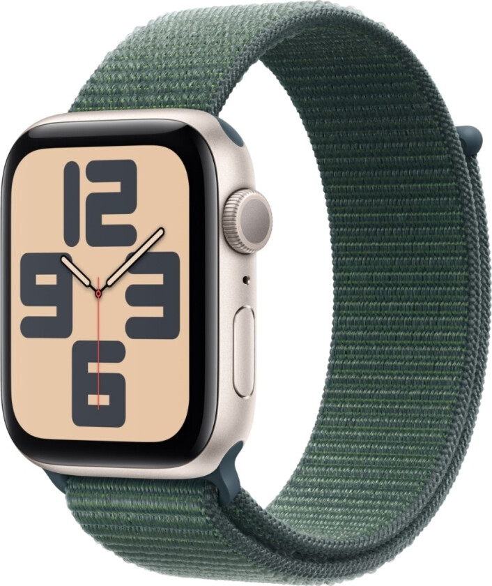 Watch SE 2nd Gen 44mm GPS (Starlight Alu/Lake Green sport loop)