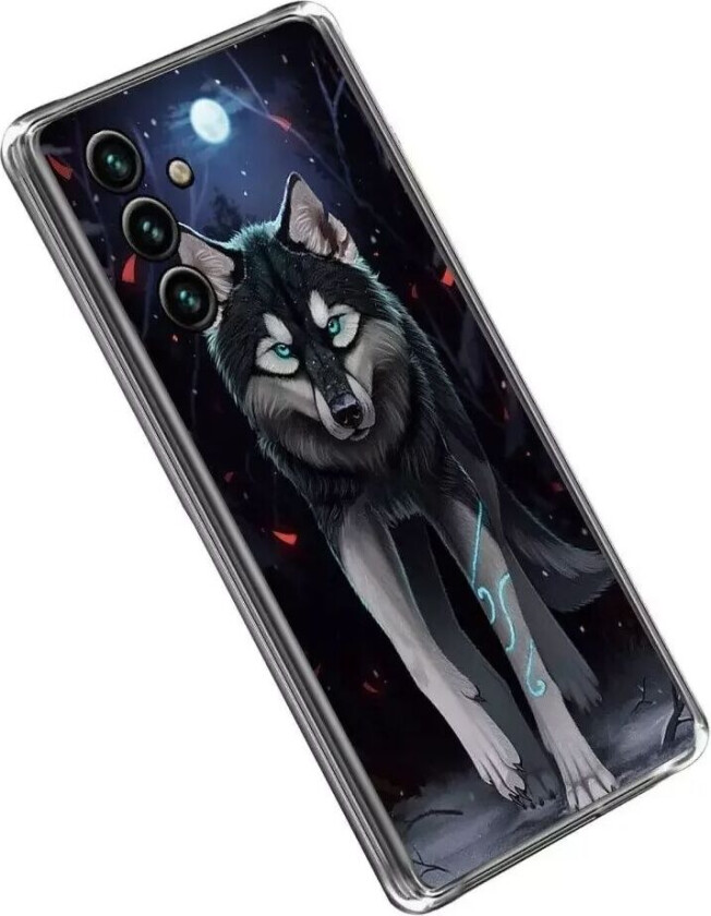 Samsung Galaxy A14 (5G) Plast Deksel m. Motiv - Ulv