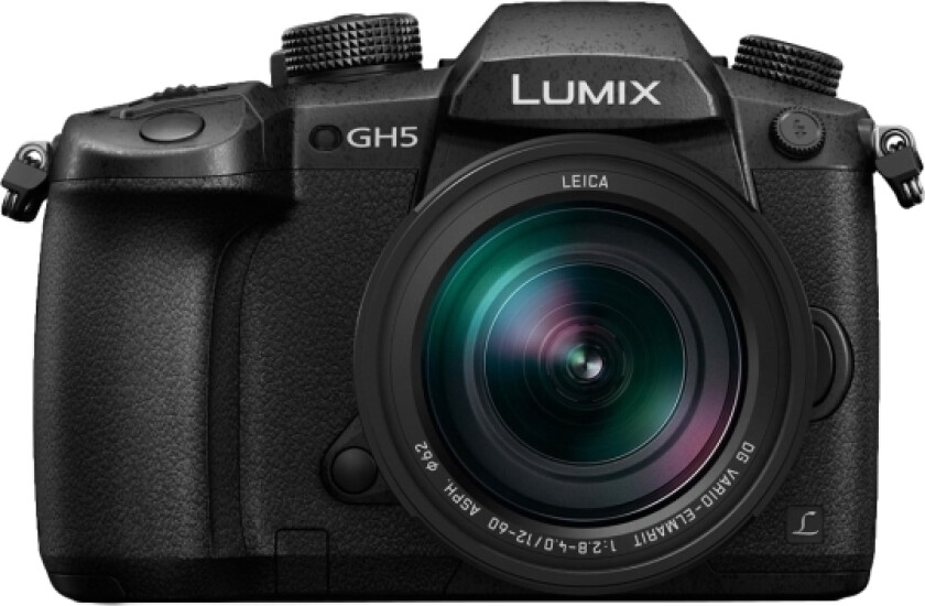 Lumix Dmc-Gh5 + Leica 12-60Mm F2.8-F4.0, 20,3 Mp, 5184 X 3888 Piksler, Live Mos, Full Hd, Berøringsskjerm, Sort