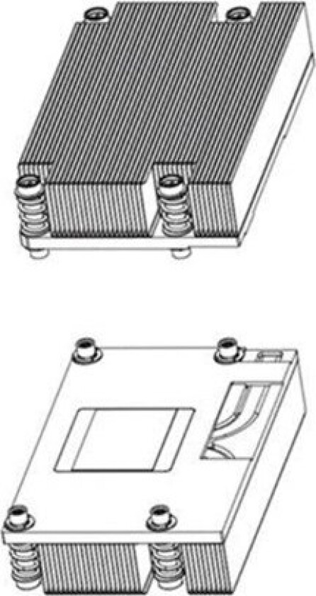 - processor heatsink - for CPU 95W or higher customer kit - CPU Kjøleribbe (uten vifte)