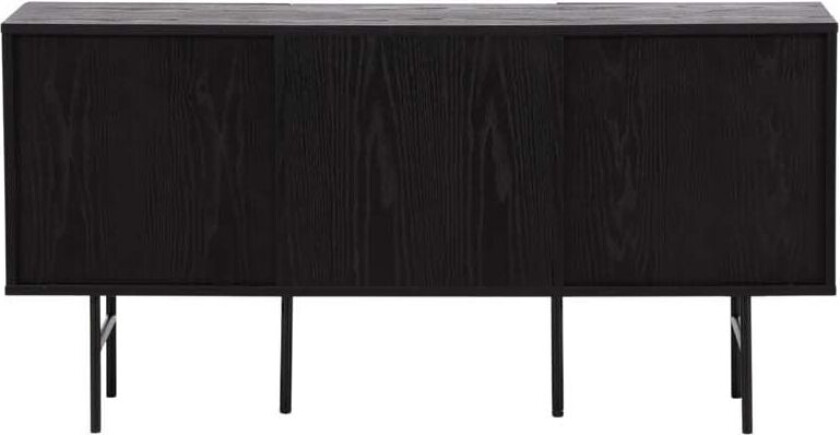 Bilde av Björkön skjenk 3 dører svart.