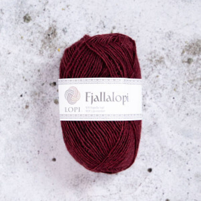 Fjallalopi Garn 60 Maroon