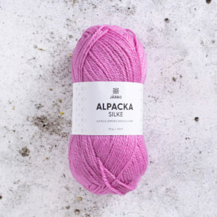 Järbo Alpaca Silk Garn 520 Pink Cupcake