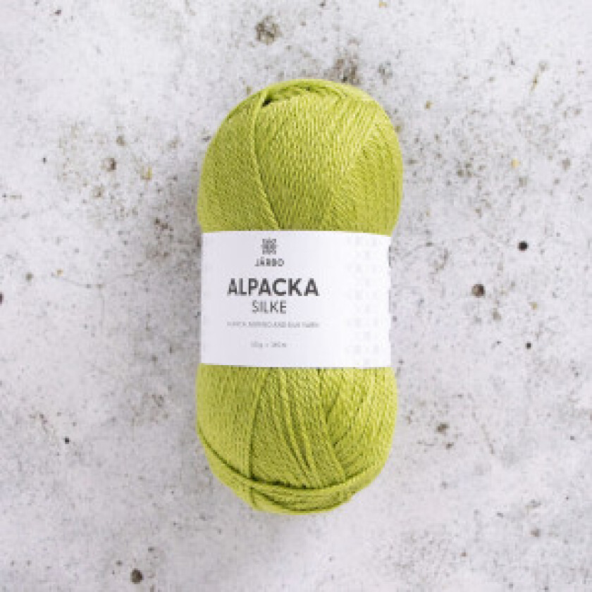 Järbo Alpaca Silk Garn 511 Grønn Kameleon