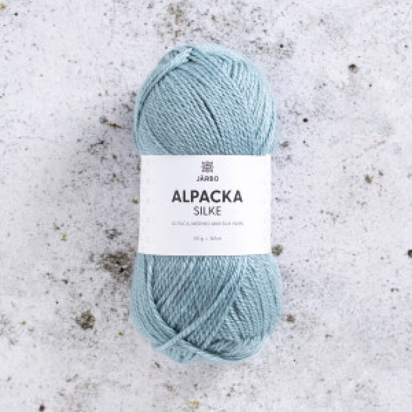 Järbo Alpaca Silk Garn 509 Himmelblå