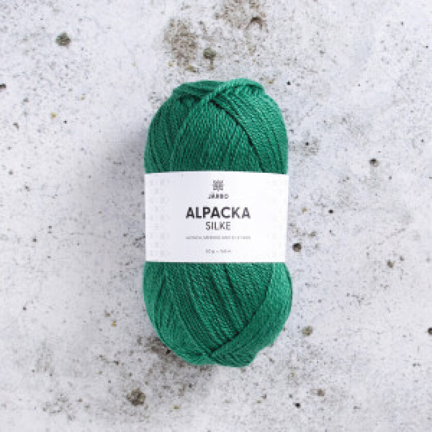 Järbo Alpaca Silk Garn 508 Green Dynasty