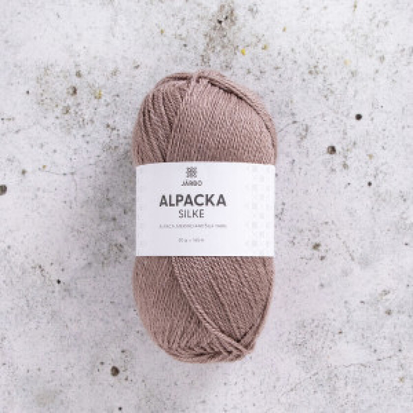 Järbo Alpaca Silk Garn 506 Brun Dromedar