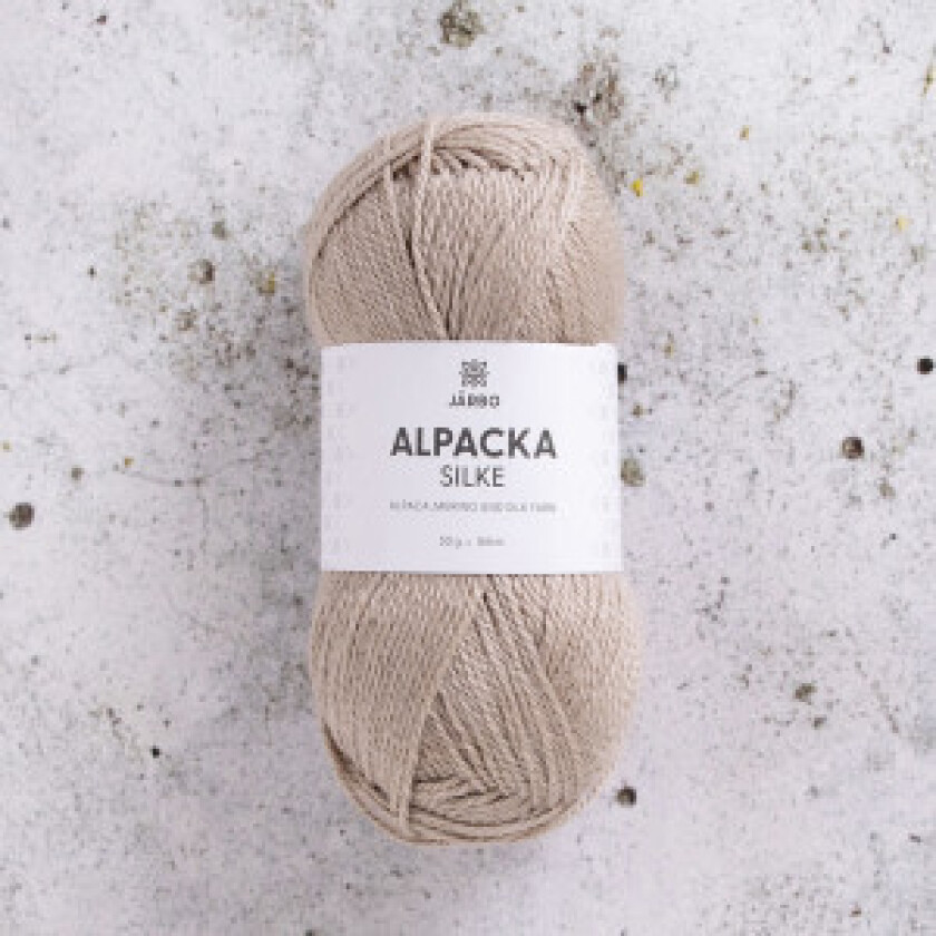 Järbo Alpaca Silk Garn 505 Beige Klit