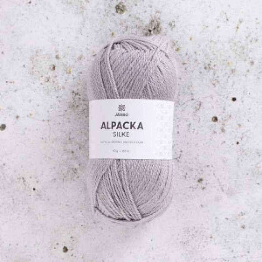 Järbo Alpaca Silk Garn 502 Silver Lining