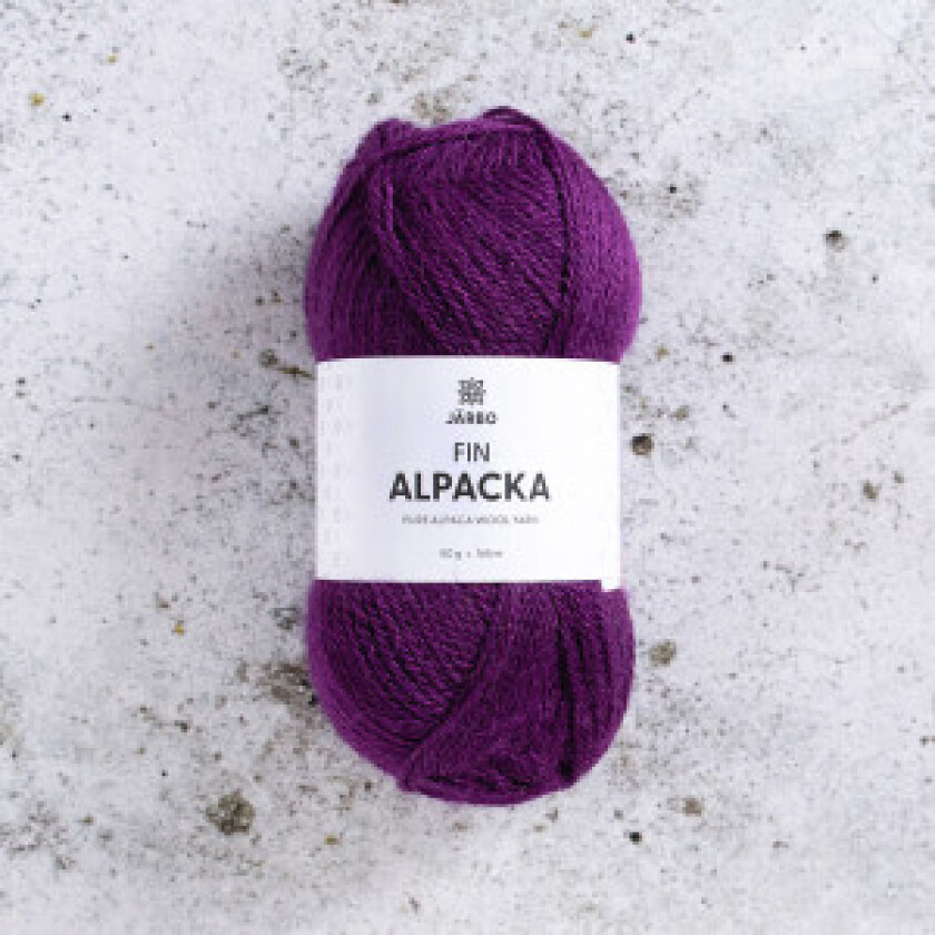 Järbo Fine Alpaca Garn 174 Lilla Svesker