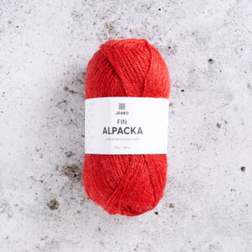 Järbo Fine Alpaca Garn 171 Red Chilli