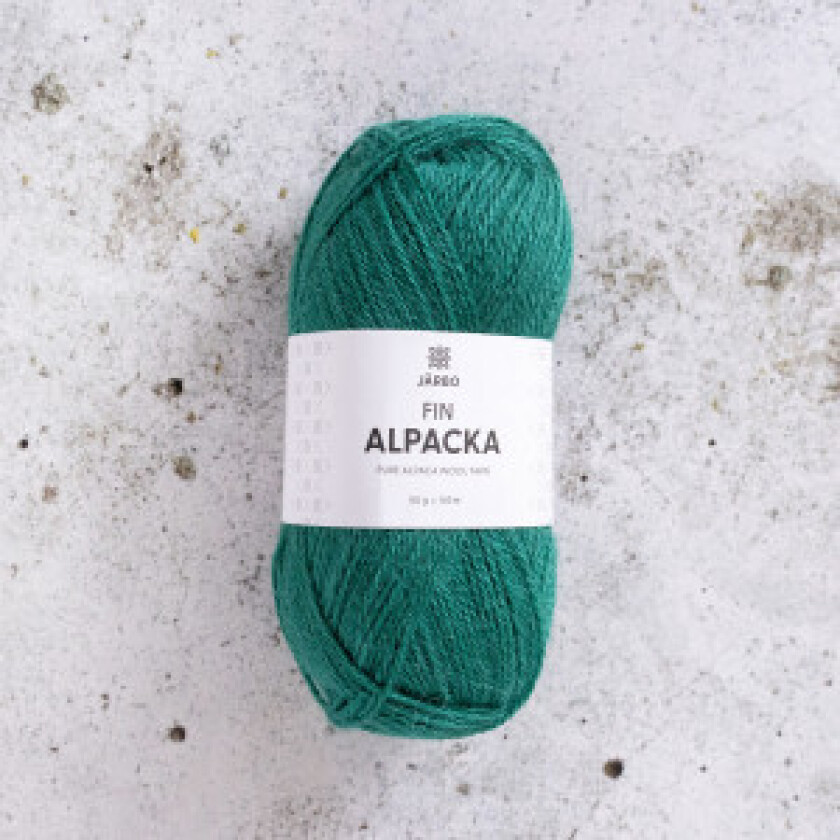 Järbo Fine Alpaca Garn 166 Green Dynasty