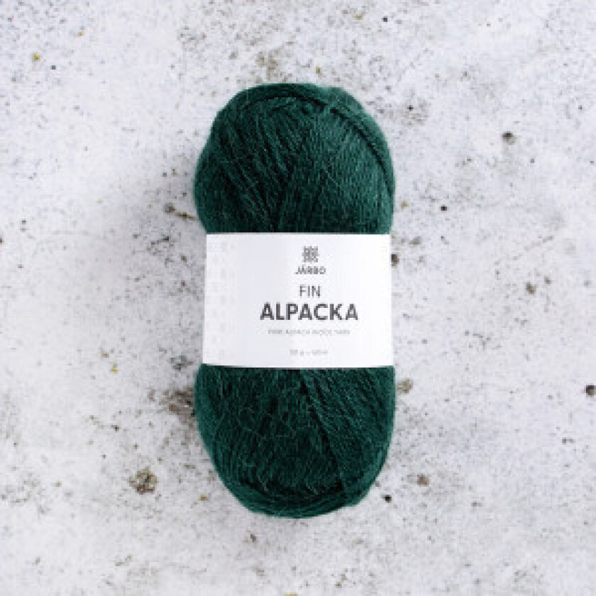 Järbo Fine Alpaca Garn 163 Deep Green