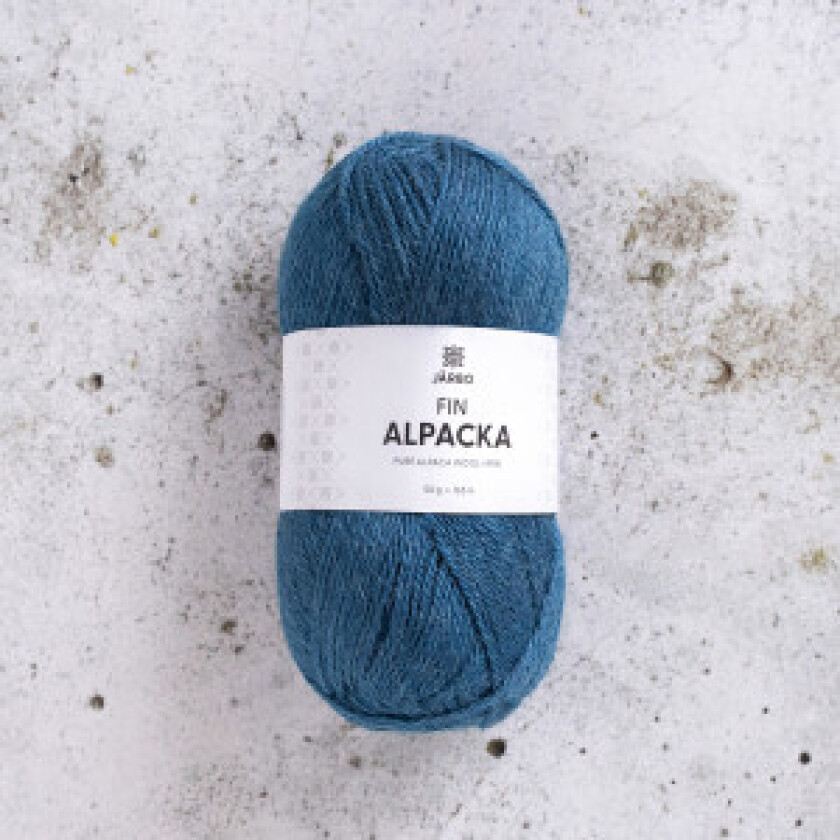 Järbo Fine Alpaca Garn 161 Petroleum