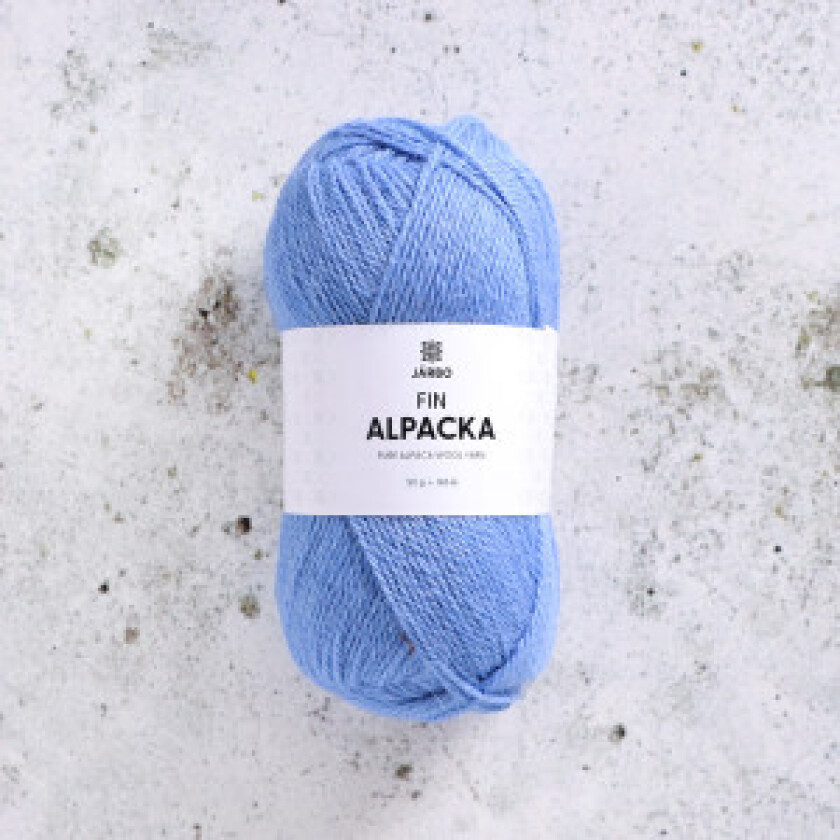 Järbo Fine Alpaca Garn 158 Blå