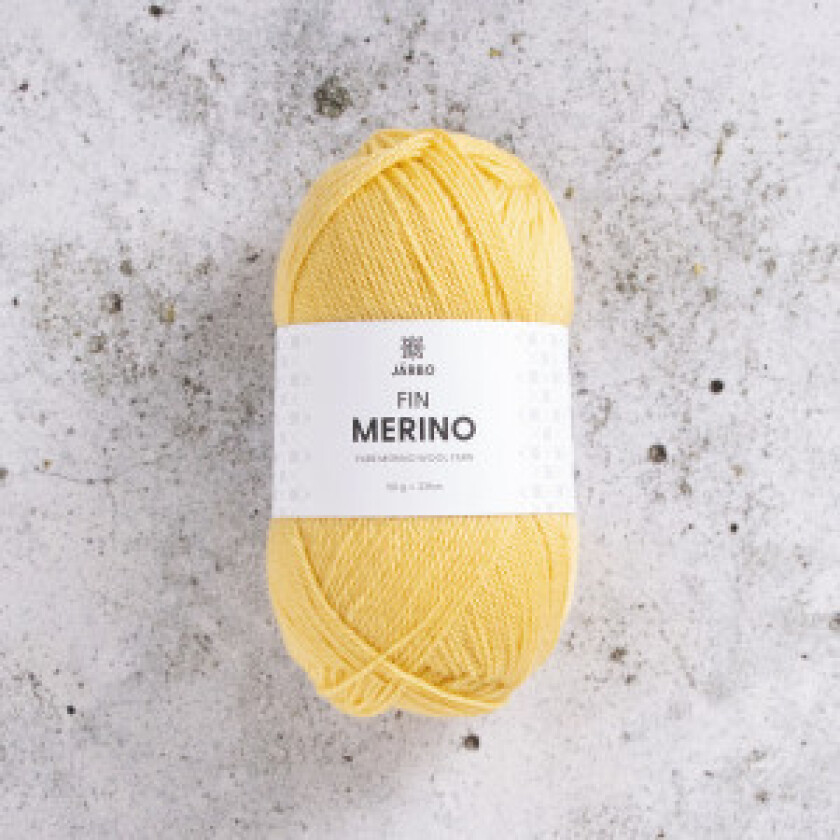 Svarta Fåret Fine Merino Garn 321 Yellow Lemonade