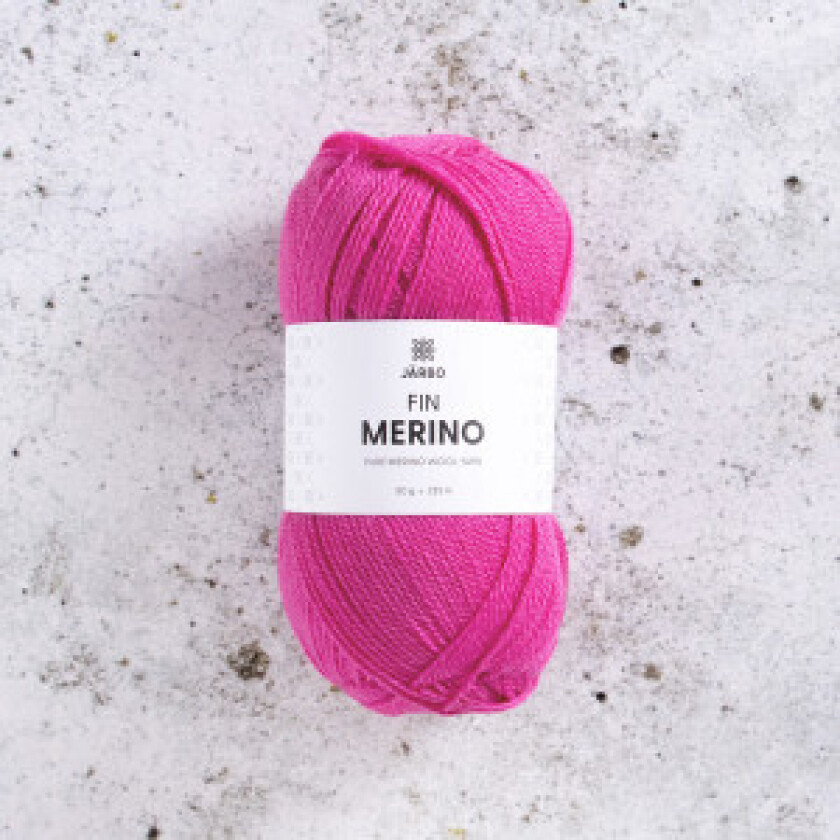 Svarta Fåret Fine Merino Garn 320 Rosa Radise