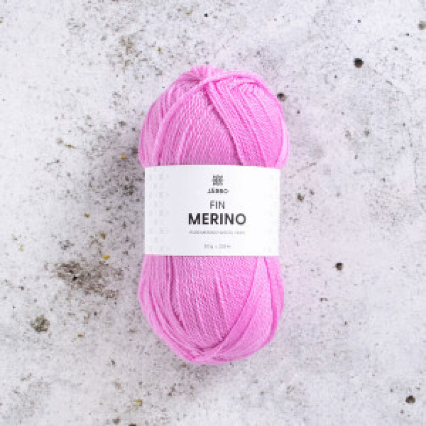 Svarta Fåret Fine Merino Garn 319 Pink Cupcake