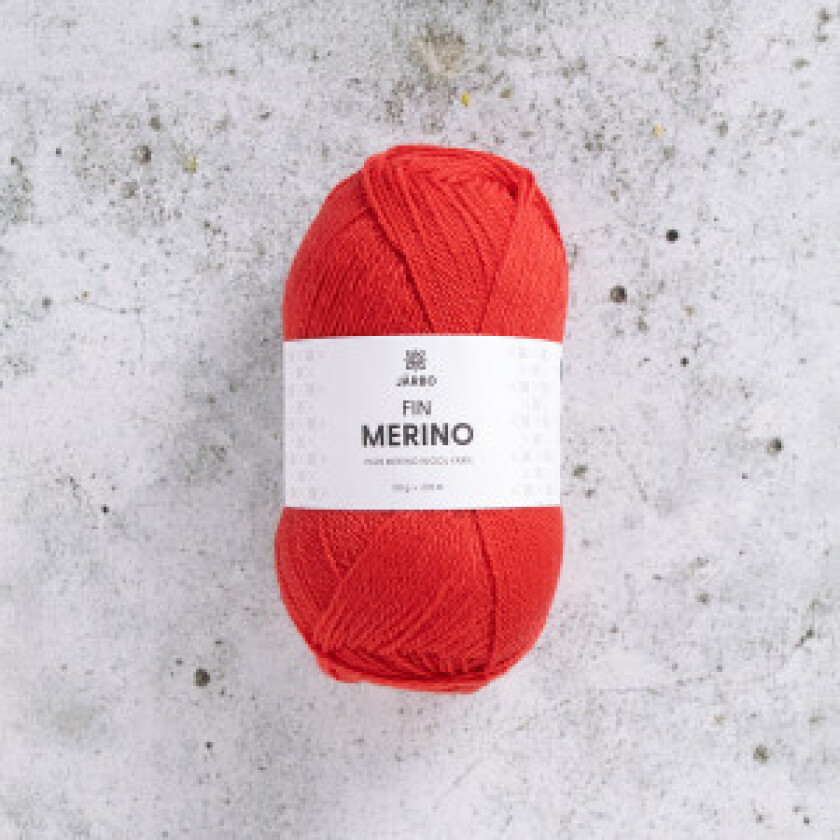 Svarta Fåret Fine Merino Garn 317 Red Chilli