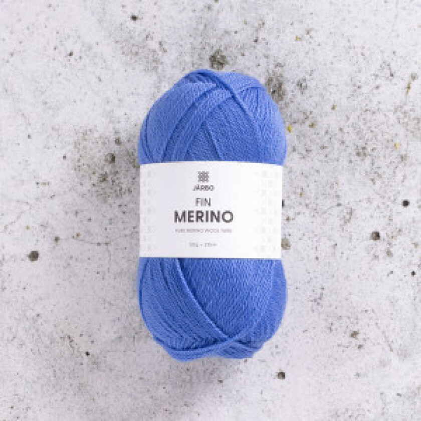 Svarta Fåret Fine Merino Garn 315 Blå Larkspur