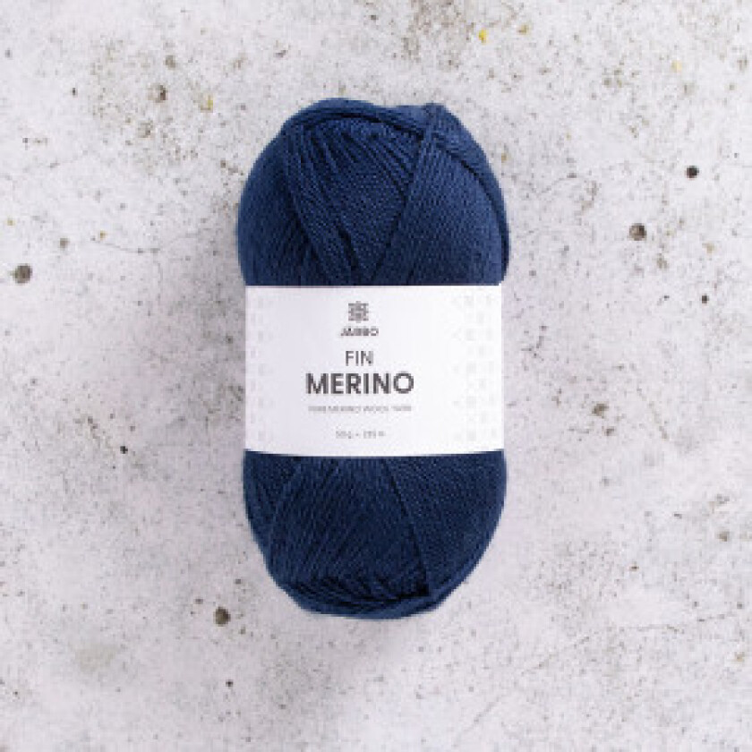 Svarta Fåret Fine Merino Garn 313 Blå Kveld