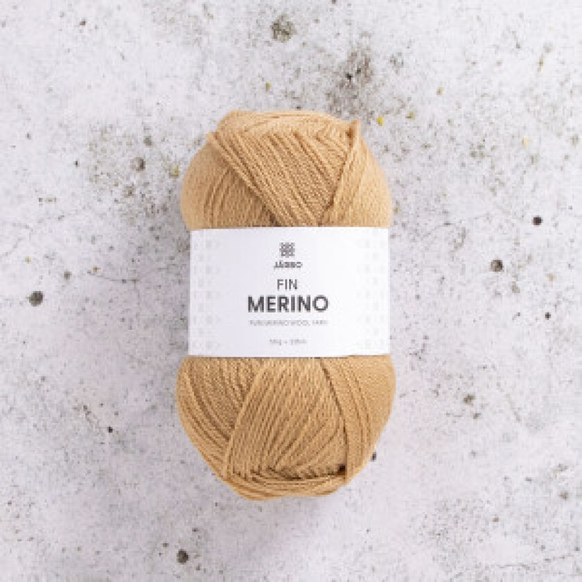 Svarta Fåret Fine Merino Garn 308 Beige Desert