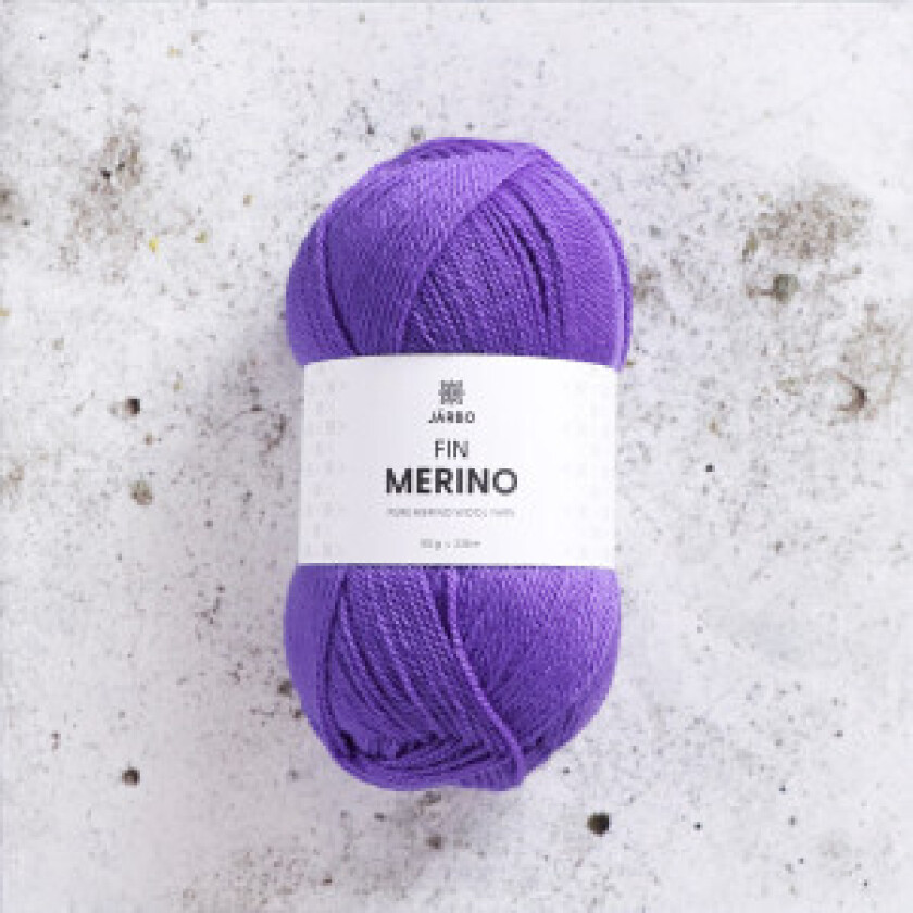 Svarta Fåret Fine Merino Garn 307 Lilla Alium