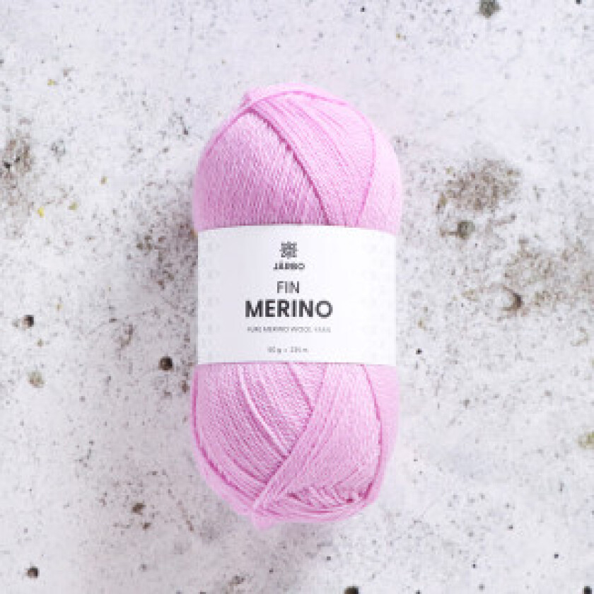 Svarta Fåret Fine Merino Garn 306 Pink Blossom