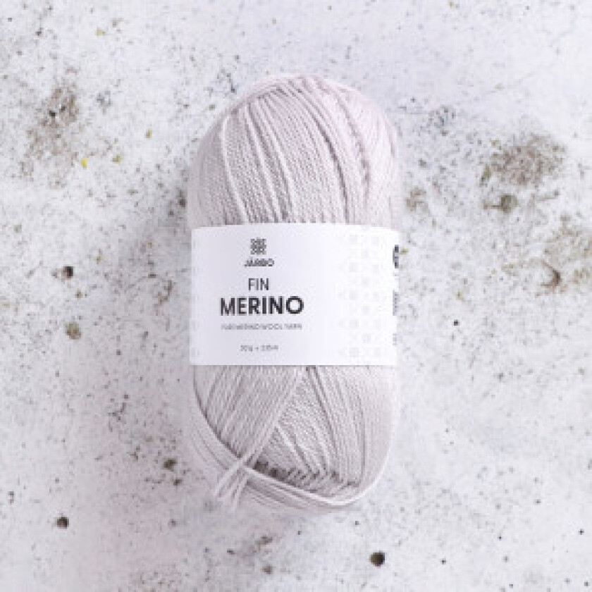 Svarta Fåret Fine Merino Garn 305 Grey Sandstone