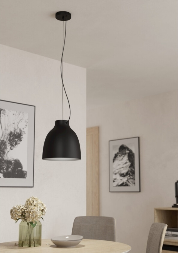 CAMASCA PENDEL E27 Ø280 SORT