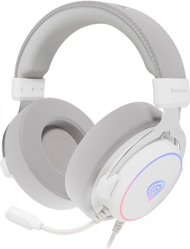 Neon 764 Usb Gaming Headset Rgb - Hvit