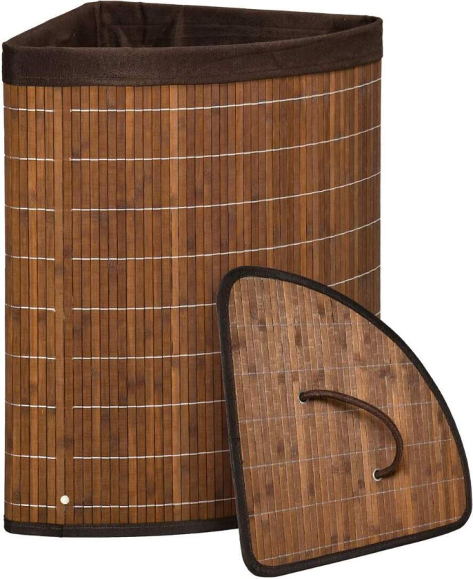 Skittentøyskurv 55L Skittentøyskurv Vaskeboks Med Lokk, Håndtak, Skittentøyskurvsamler, Vaskesorterer Med Avtagbar Vaskepose, Ba