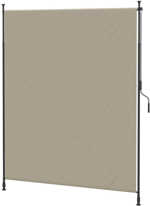 Vertikal Markise, 200 X 292 Cm Vertikal Markise, Uttrekkbar Solskjerming, Justerbar Sidemarkise, Vindbeskyttelse, Aluminium, San