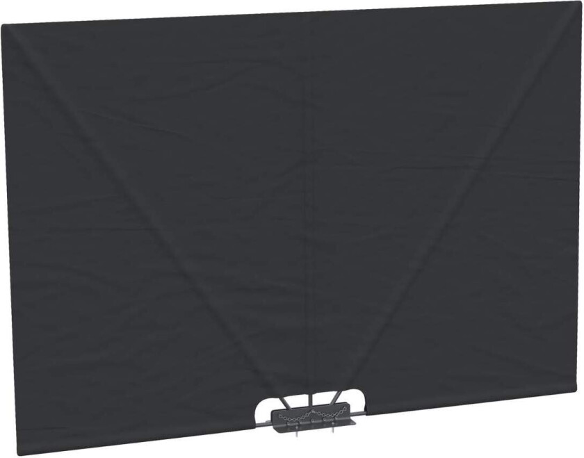 Sammenleggbar Sidemarkise, 237 X 160 Cm Hagemarkise, Personvernskjerm Med Uv-Beskyttelse, Vindbeskyttelse Med Stålramme, For Bal