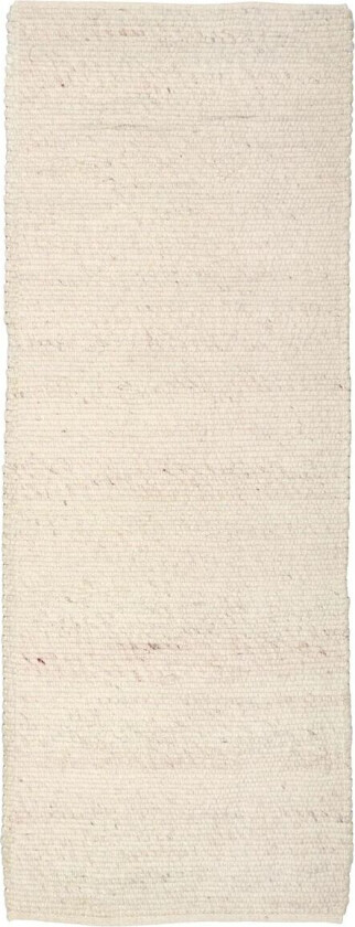 Bilde av Merino ullteppe 80x250 cm Hvit