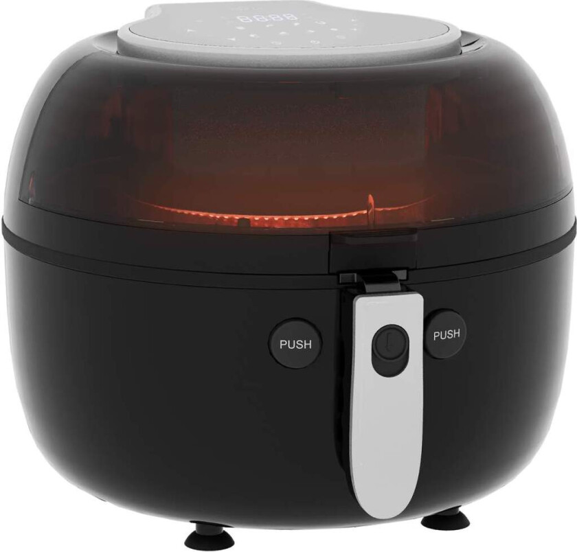 7L Varmluftfrityrkoker Oljefri 1500W Luftfrityrkoker Med 7 Programmer Og Non-Stick Kurv, Overopphetingsbeskyttelse Luftfrityrkok