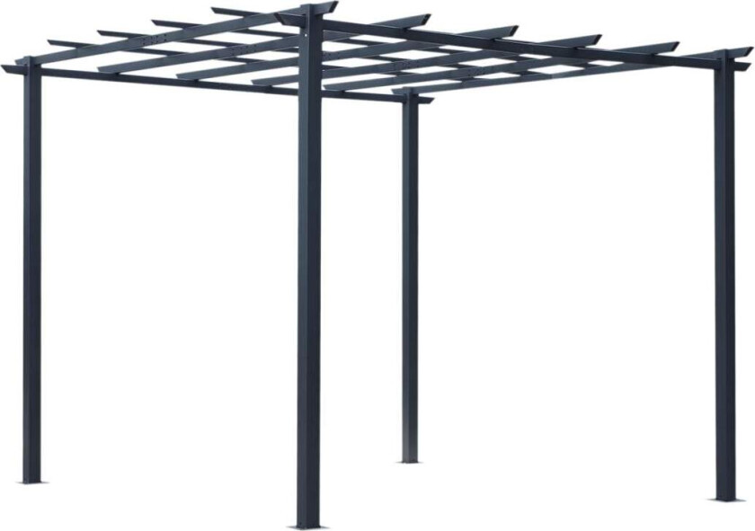Rose Pavilion Stall Plant Arch Som Espalier, Hagepaviljong, Værbestandig, Metall, Svart, 2,97X2,95X2,3M