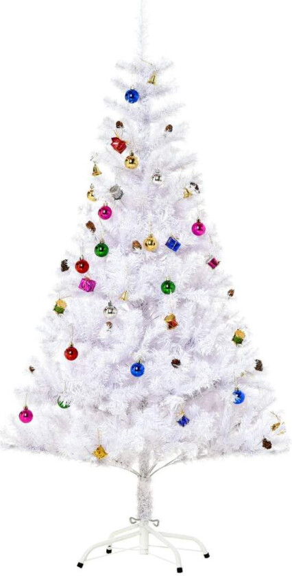 Juletre Kunstjuletre 150Cm Med Stativ Inkludert Dekorasjon