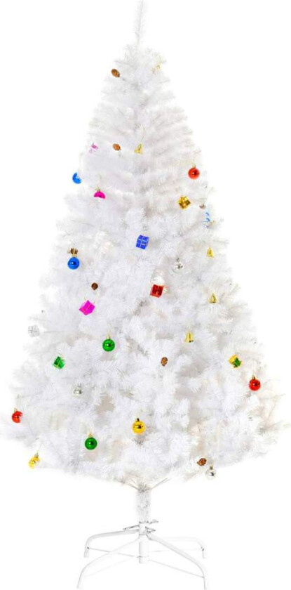 Juletre Kunstjuletre 180Cm Med Stativ Inkludert Dekorasjon