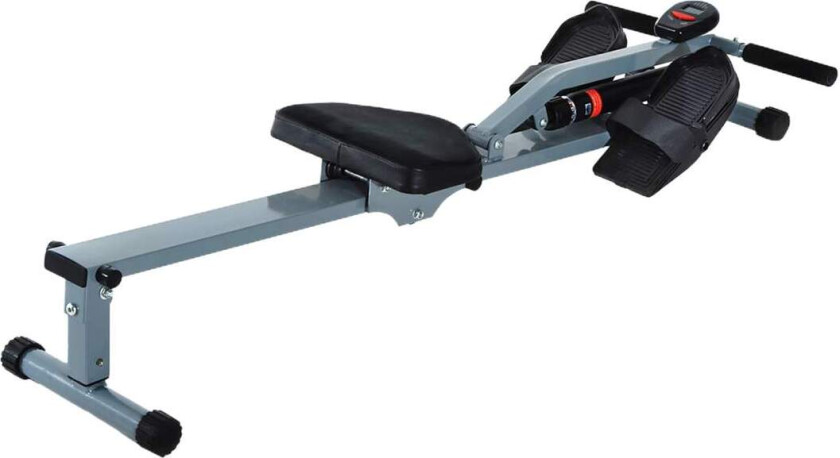 Romaskin Romaskin Med Lcd Treningsenhet Romaskin Treningssykkel, Med Lcd-Skjerm, Stål + Pvc, Grå, 130X47,5X67Cm