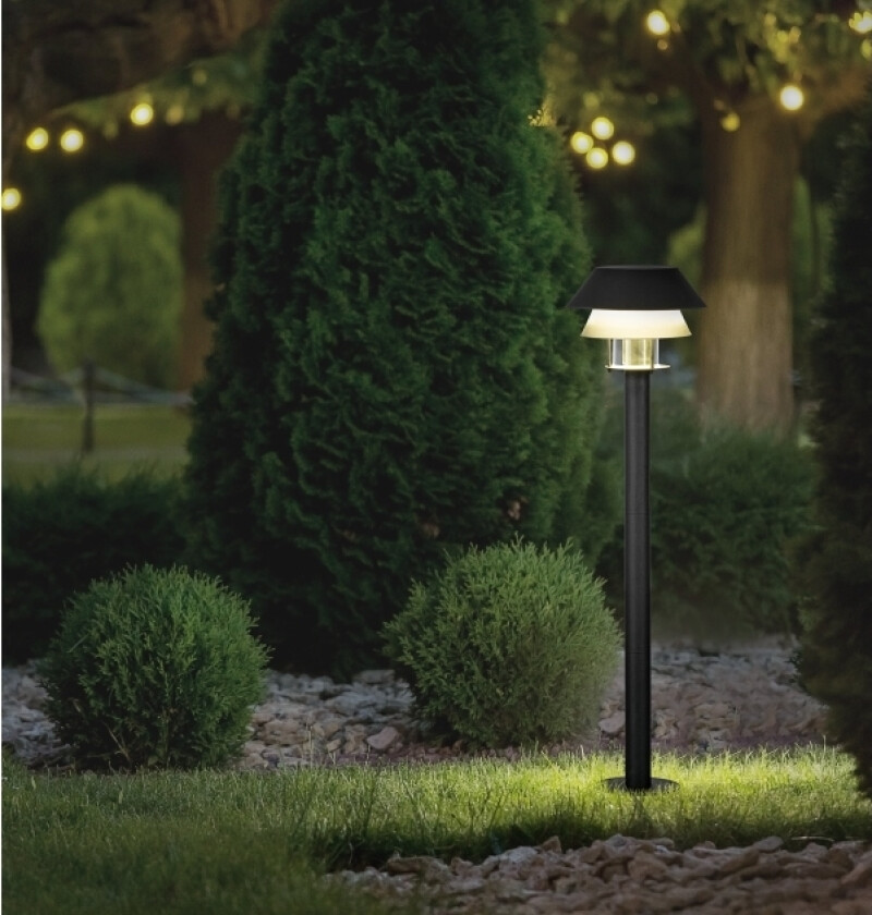 CHIAPPERA UDENDØRS STANDER E27 H800 IP65 SORT/KLAR