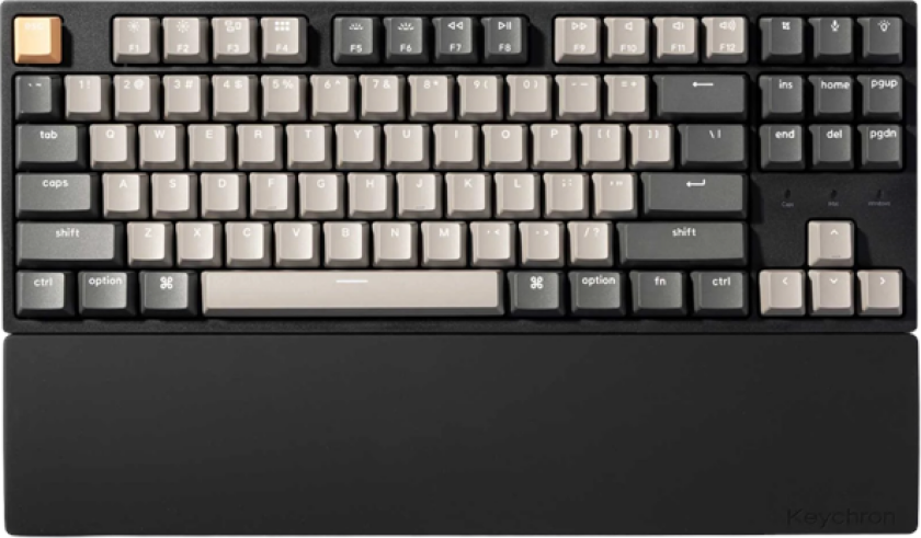 K8/K8 Pro Silicone Palmrest - Håndleddsstøtte - Svart