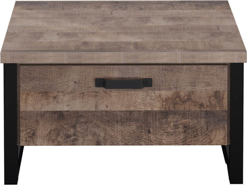 Emile sofabord 2 skuffer, eik dekor.