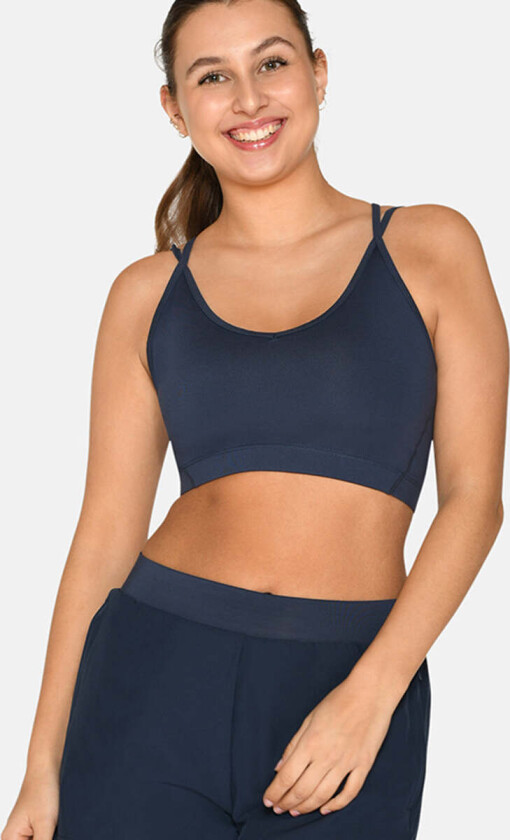 Slim Strap Sports BH Blå XS