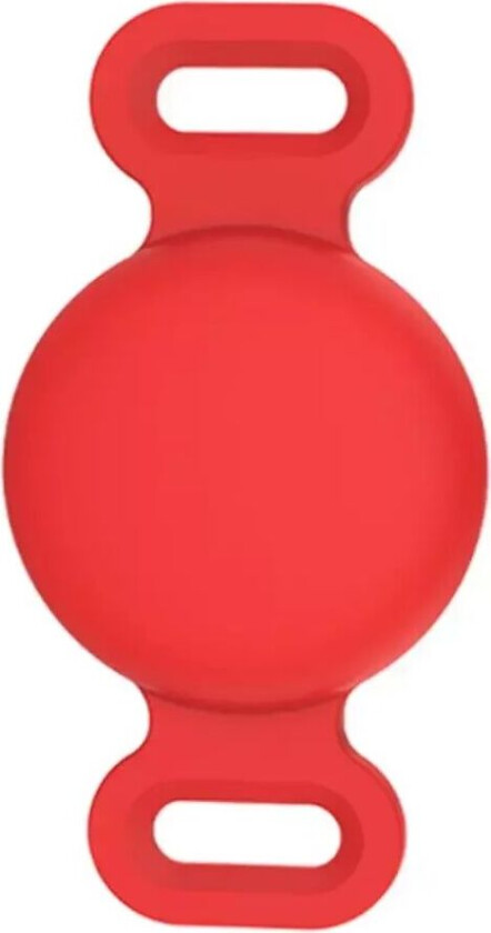 AirTag Silikondeksel for Halsbånd - Rød