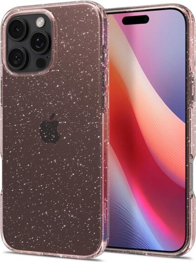 Liquid Crystal Glitter Rose Quartz - iPhon