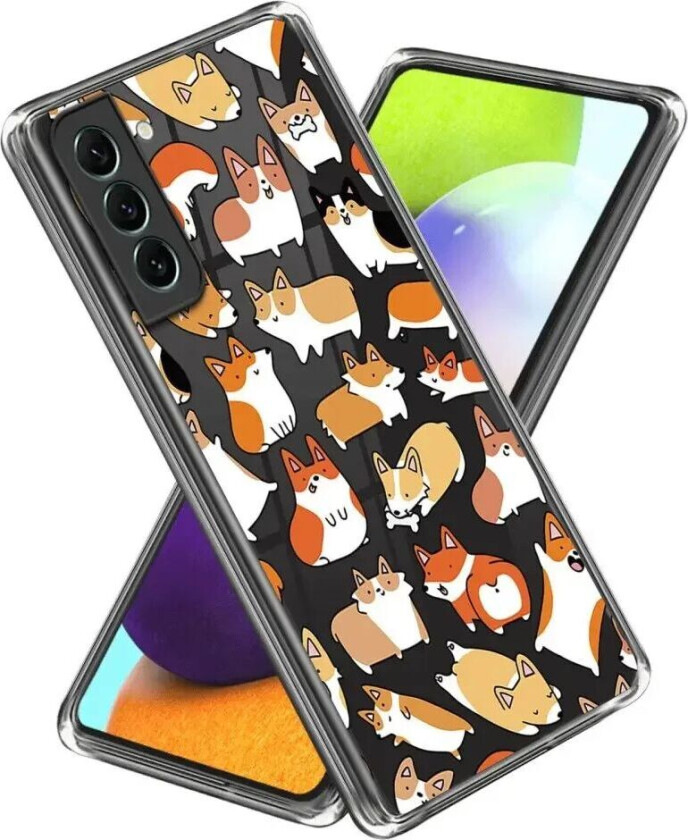 Samsung Galaxy S24+ (Plus) Fleksibel Plast Deksel m. Motiv - Hunder